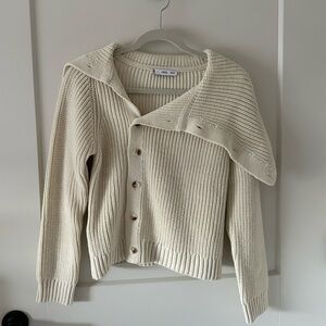 Mango Funnel-neck sweater with buttons